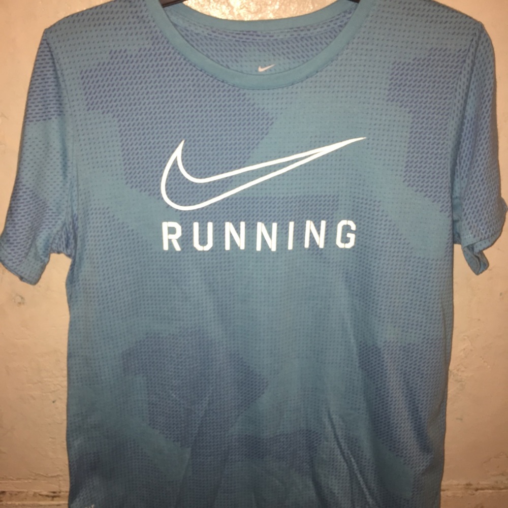 Blue Nike Running Tee